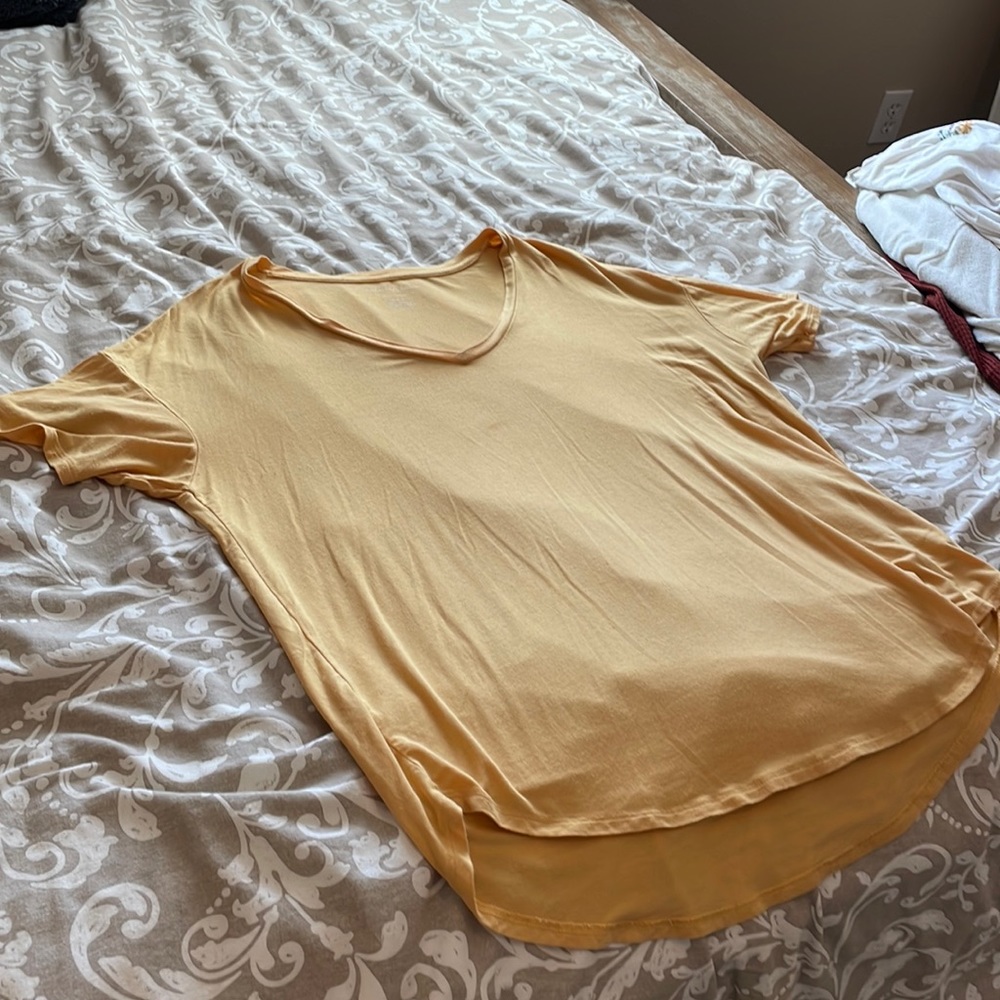 Yellow tee